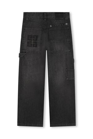 jeans in cotone nero GIVENCHY KIDS | H3031009B